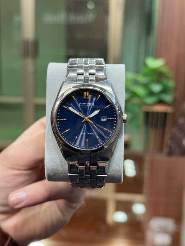 Citizen eco drive Blue dial quartz Watch 1