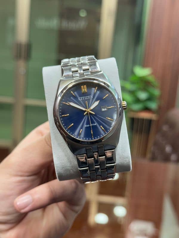 Citizen eco drive Blue dial quartz Watch 2