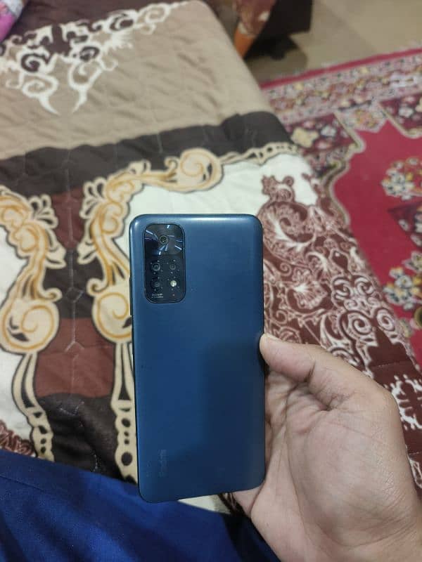 Redmi note 11 full lush condition sirf mobile ha koi chez sath nhi ha 0