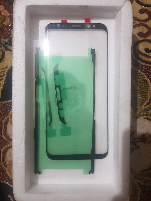 samsung s8 lcd panel glass 0