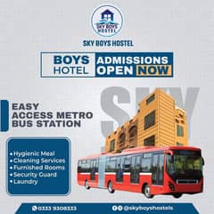 Sky Boys Hostel near Rehmanabad Metro station Rawalpindi