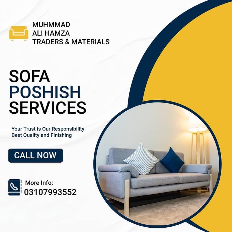 Professional sofa poshish in lahore - Carpenter - Wood Works Services 0