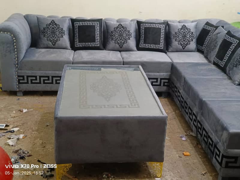 6 Seater sofa set - Room sofa set - Poshish sofa set - Sofa for sale 6