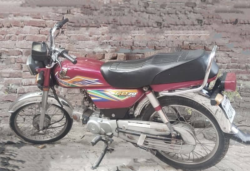 Honda CD 70 Red colour 0336 4412588 1