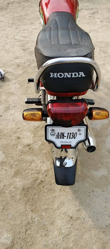 cd70 Honda 2022 model mardan number full ok good conduction 3