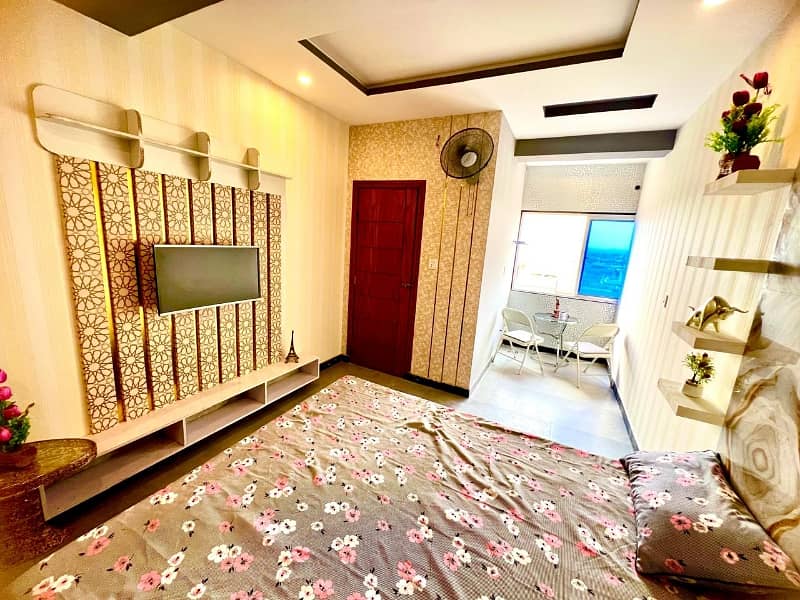 1 BEDROOM STUDIO FURNISHED APARTMENT FOR RENT IN CDA APPROVED SECTOR F 17 T&TECHS ISLAMABAD 6