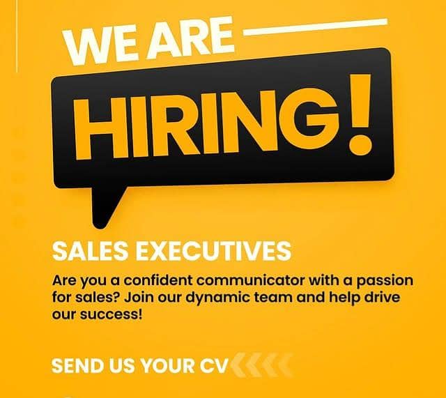 Female Sales Executive Required 0