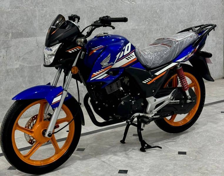 Honda CB 150f blue 4