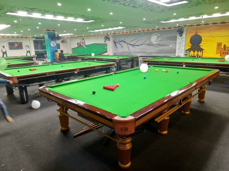 SNOOKER TABLE | STAR SNOOKER TABLE | BILLIARD | DECENT | CUSTUMIZED 1