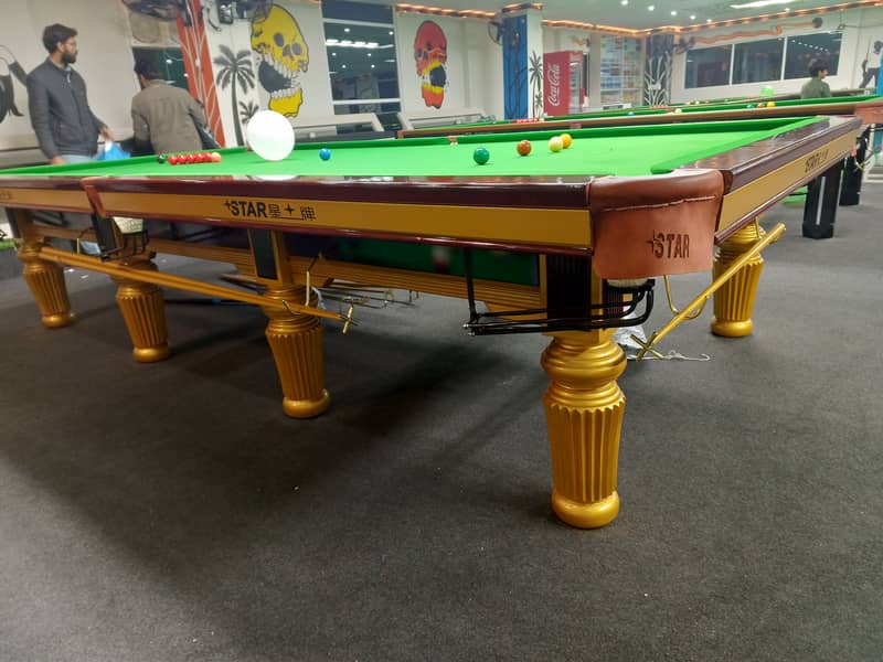 SNOOKER TABLE | STAR SNOOKER TABLE | BILLIARD | DECENT | CUSTUMIZED 2