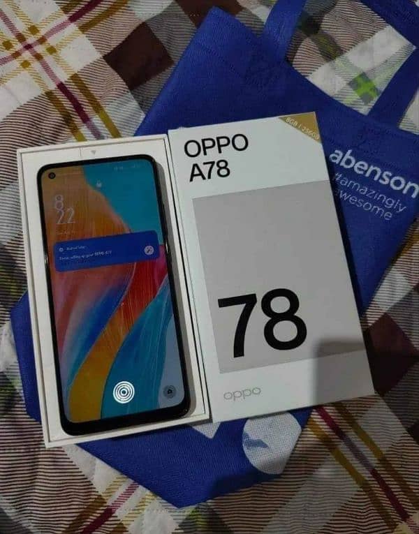 Oppo A78 8+8/256 Full Box & in Warranty 1