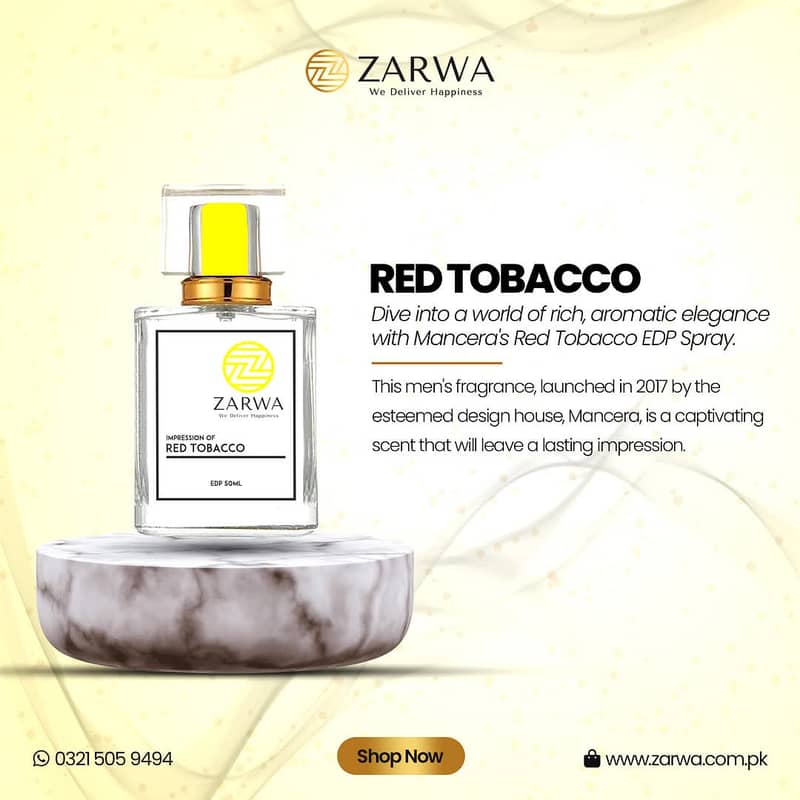 perfume | Red Tobacco | perfume for men | fragrance 0