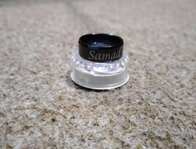 Aslamoalikum customize rings available boys and girlall size available 2