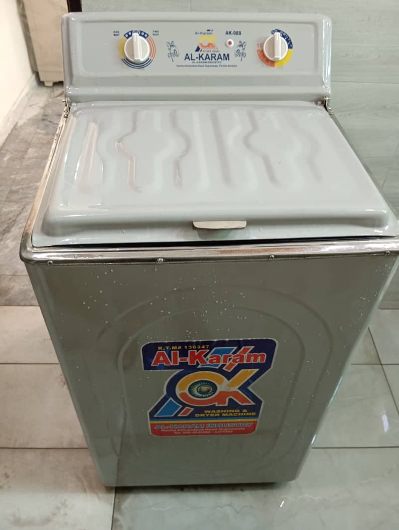 Al Karam Washing Machine and Dryer 2