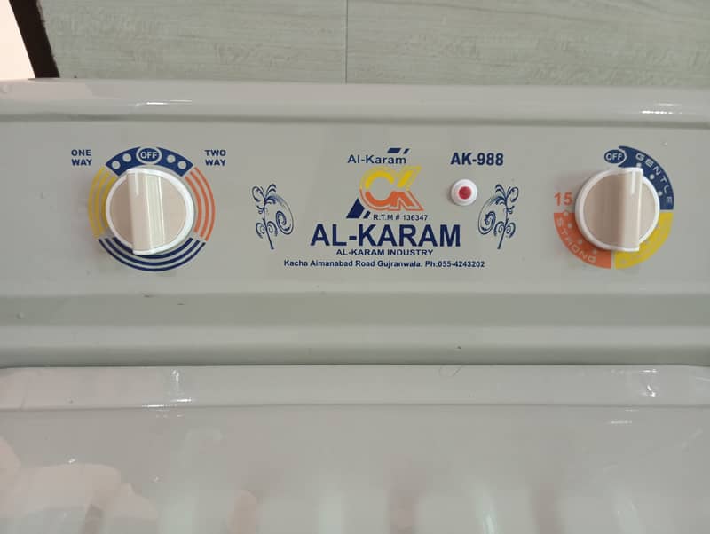 Al Karam Washing Machine and Dryer 4