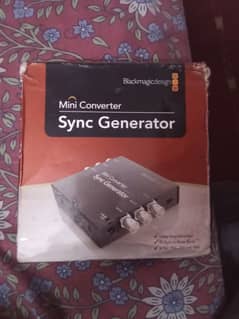 black magic design sync generator