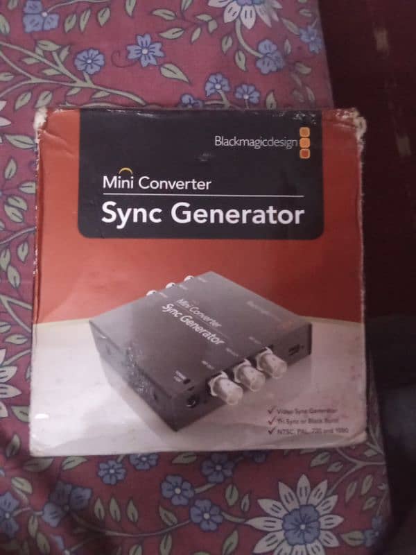 black magic design sync generator 0