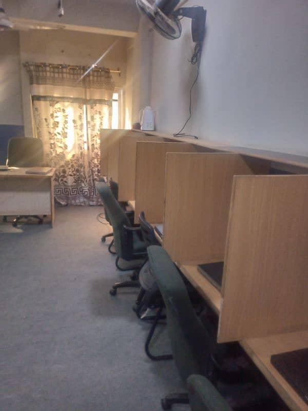 furnished room available for call center software houses etc 15