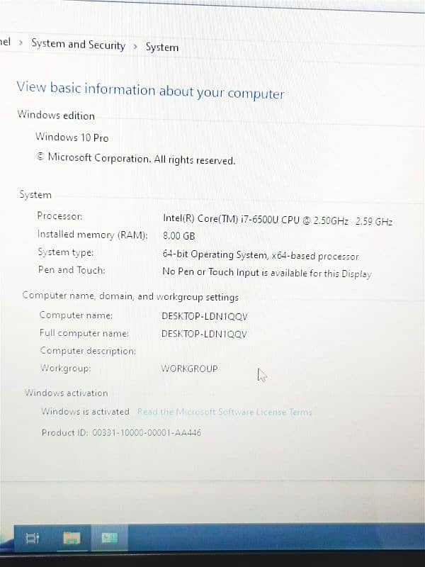 Lenovo Core i7-6th Gen 256GB SSD Super Conditions 8GB RAM Best Price 3