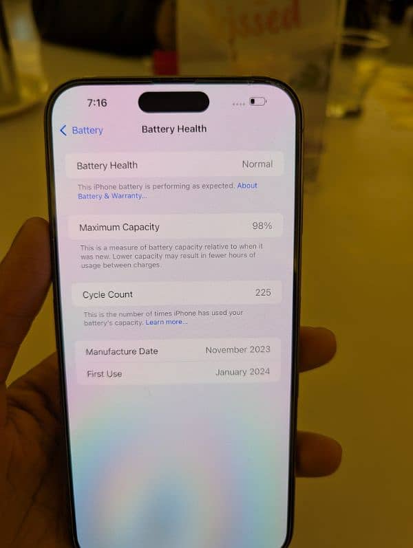 I phone 15 pro max new condition 4