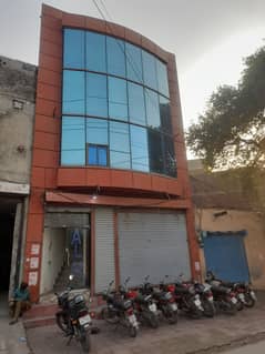 Sawa 5 marla half triple story plaza for rent main canal services road ka upper