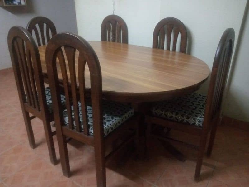 6 chairs dining table 0