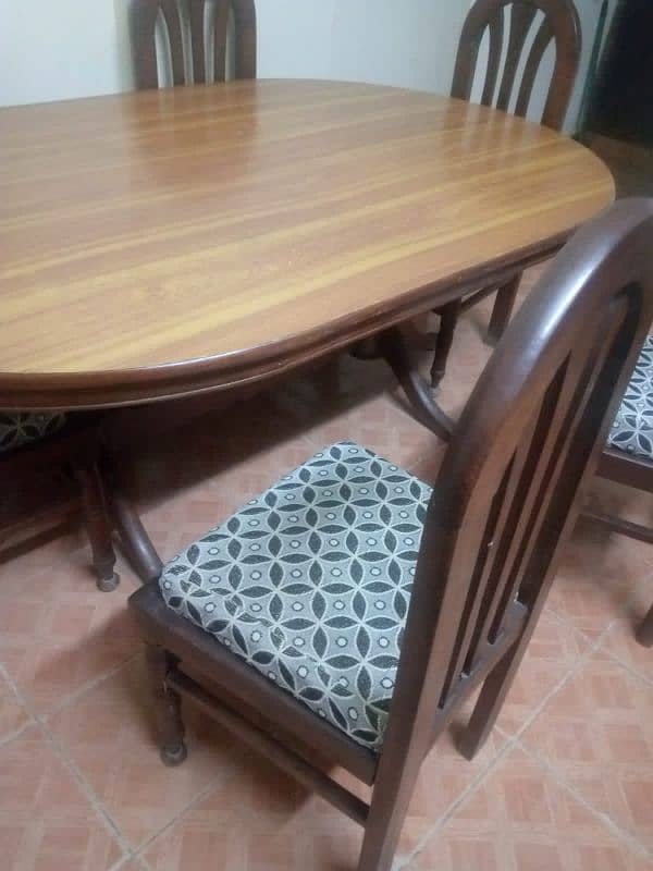 6 chairs dining table 1