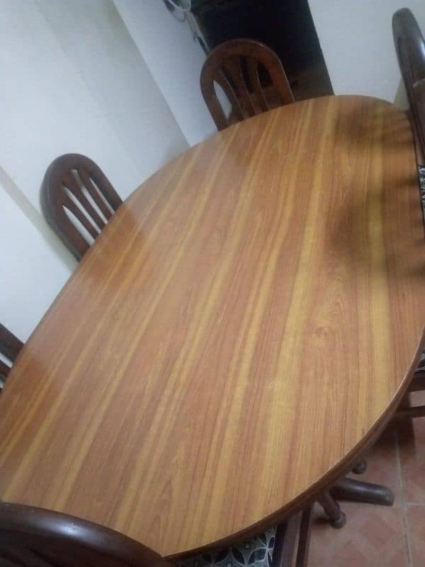 6 chairs dining table 2