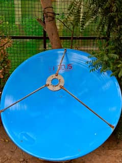 2 DIsh Antenna 4. FT 2 FT With ECHOLINK Receiver + 2NLB with Cable Wire