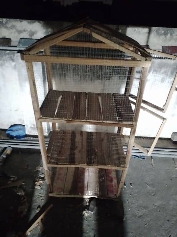 cage for sale for breeding 4 portion cage rs 0nly 3900 3