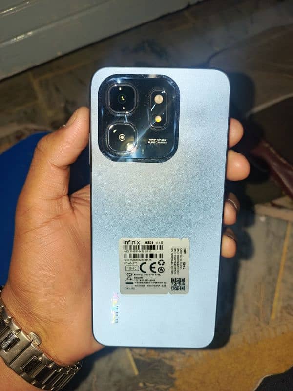 Infinix hot 50i (open box) 6 128 with box and charger 0