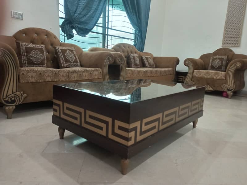 Sofa Set 6 Seater with Central Table Set 0