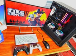 HIGH-END GAMING PC+MONITOR+FREE 2 PS4 CONTROLLERS