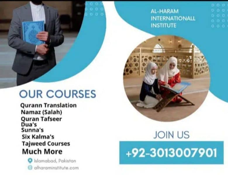 online and home tution Quran teacher available 2