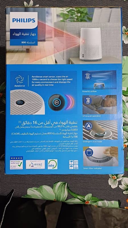 Philips 800 Series Compact Air Purifier AC0819 3