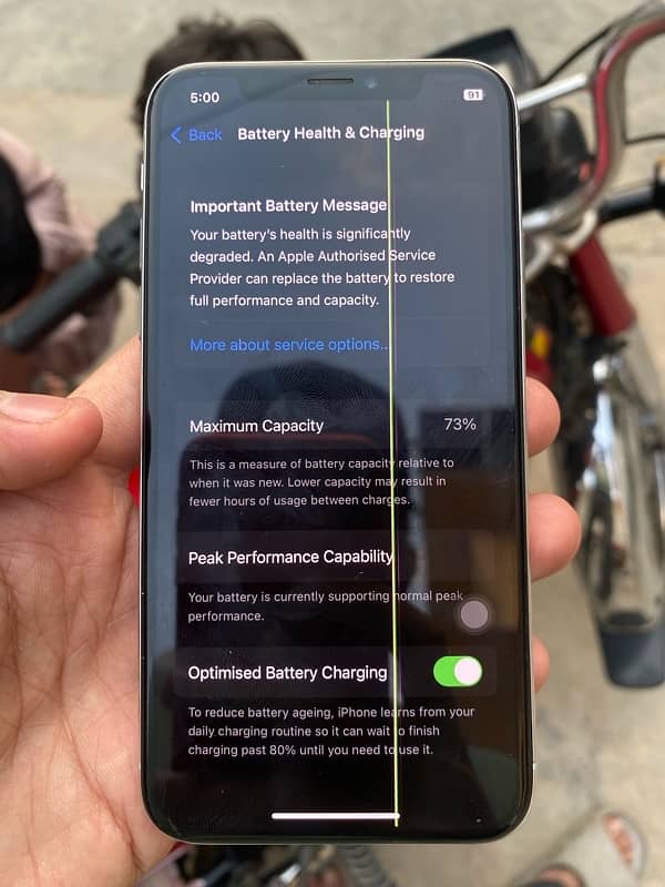 Iphone X 256 Gb 73% Battery - Panel Line ki Guarantee ha 3