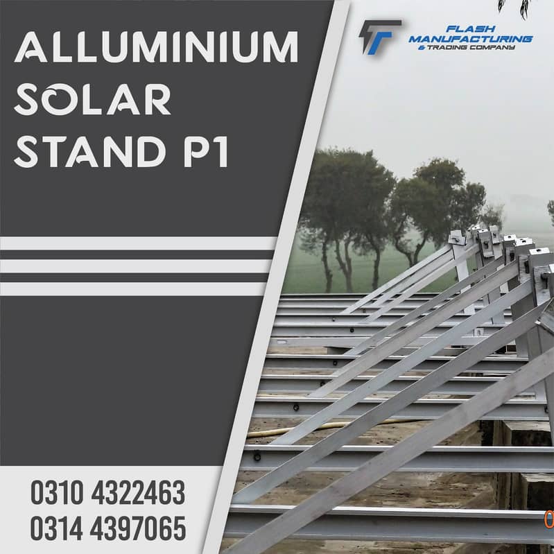 Alluminium Solar Stands/Flexible pipe/DC Cable 0