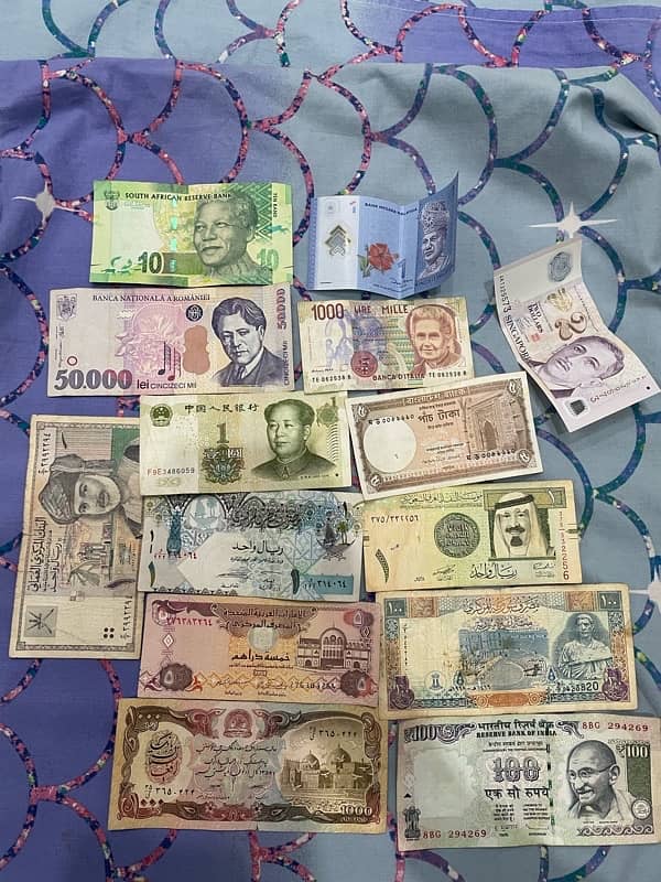 Antique different countries notes for sale 1