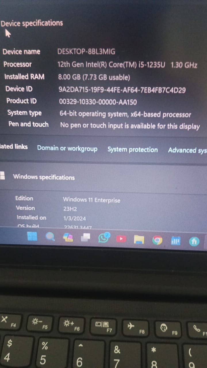 Lenovo PM Laptop 2024 Core i5 12th generation 2