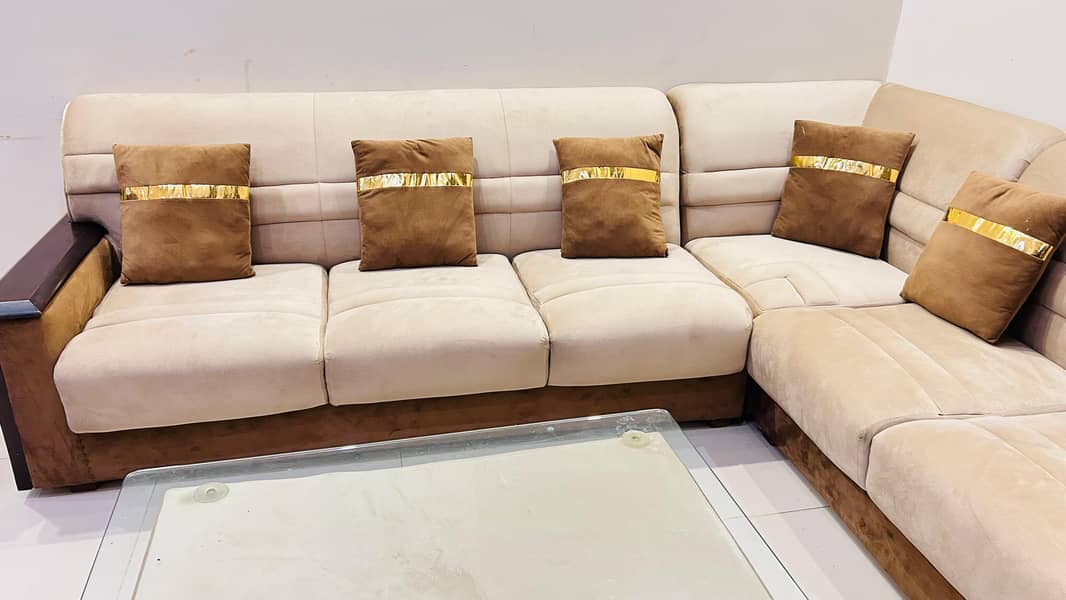 Sofa Set 7 Seater L Shape With Table 2