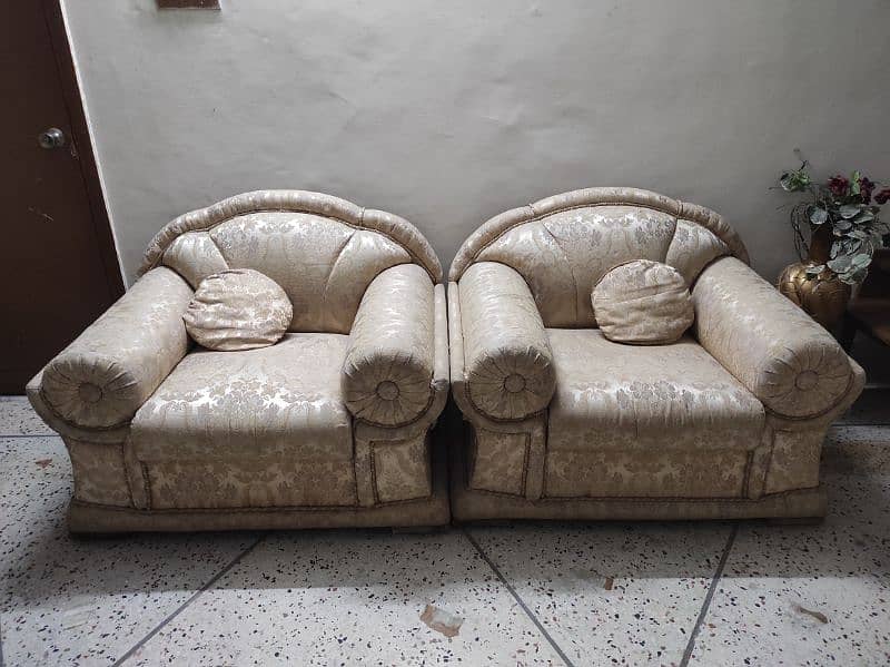 5 seater sofa set (Tally Wood) 0