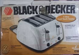 black deck toaster