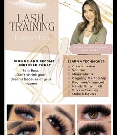 eye lashes extension training center