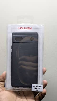 Orignal Youksh brand silicone cover Google pixel 6a black color