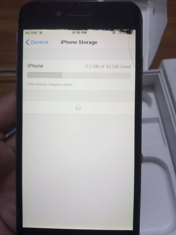 Iphone 6 PTA approved 85% health no open no repair original 8