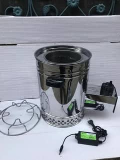 Biomass Double Plates Stove بغیر گیس بجلی کے چلنے والا چولہا