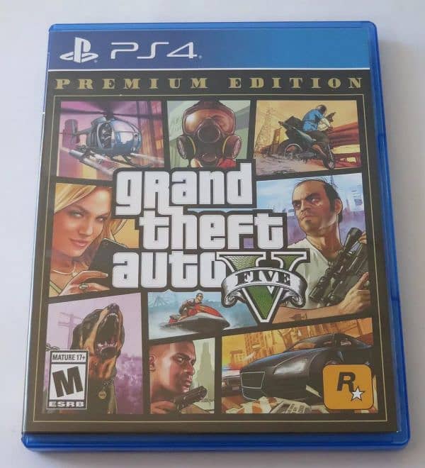 Ps4 GTA 5 premium edition disk 1