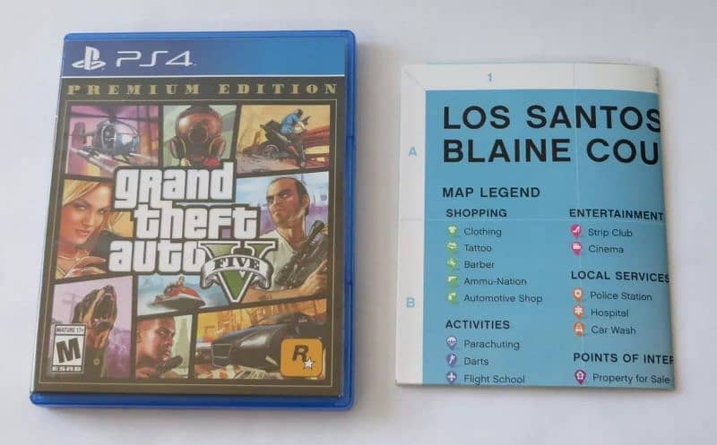 Ps4 GTA 5 premium edition disk 2