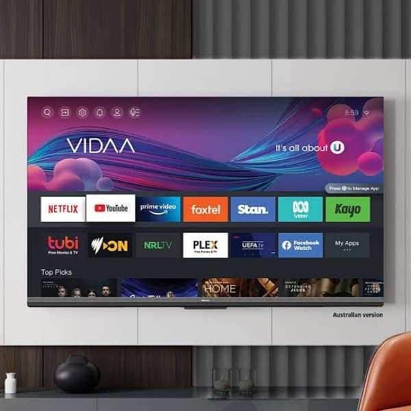 VIDAA 75” Smart Led Tv ( 4K Ultra Hd ) IPS PANEL , FREE DELIVERY 2