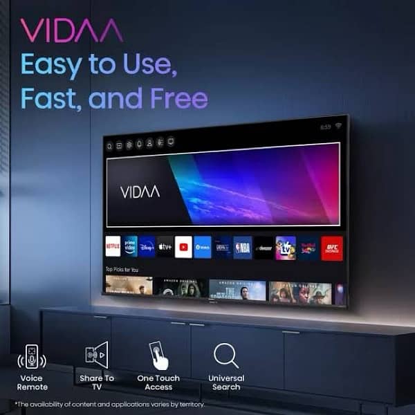 VIDAA 75” Smart Led Tv ( 4K Ultra Hd ) IPS PANEL , FREE DELIVERY 4